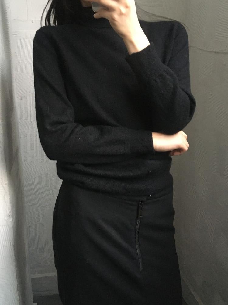 Comme des Garcons tricot 꼼데가르송 트리콧 블랙 터틀넥 니트 5