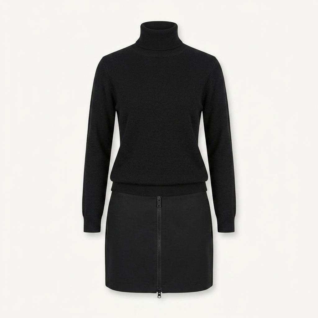 Comme des Garcons tricot 꼼데가르송 트리콧 블랙 터틀넥 니트 1