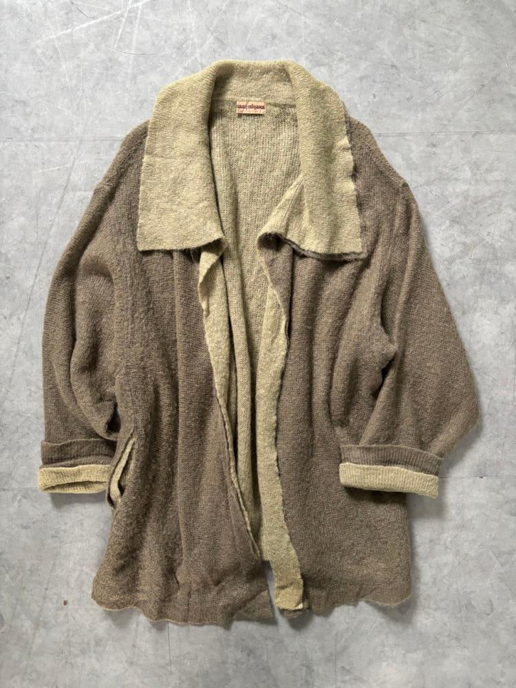 Issey Miyake 이세이미야케 90’s 카키-브라운 레이어드 가디건 6
