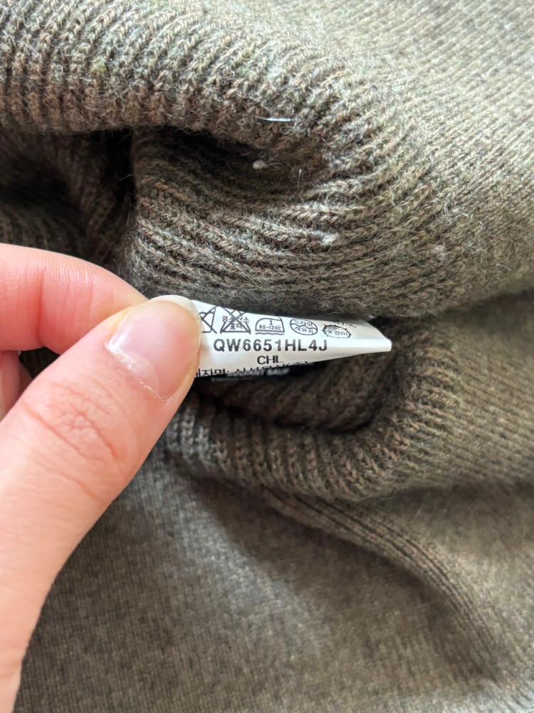 Helmut Lang 헬무트랭 캐시미어 벨크로 니트 11