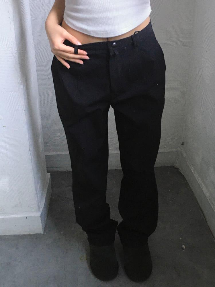 Jil Sander 질샌더 블랙 슬랙스 4