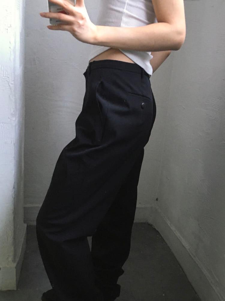 Jil Sander 질샌더 블랙 슬랙스 3