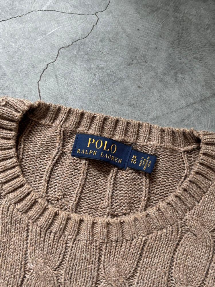 Polo 폴로 랄프로렌 베이지 컬러 케이블 니트 5
