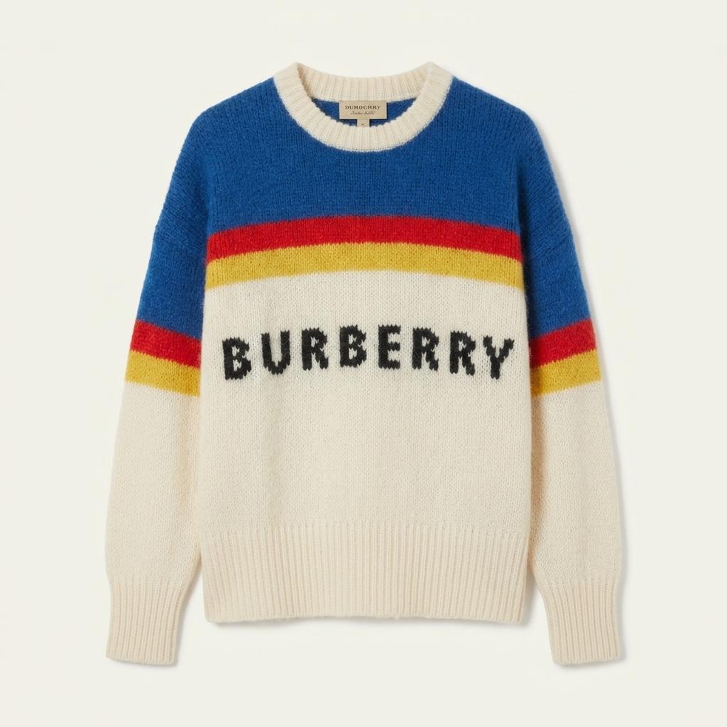 Burberry 버버리 런던 빅로고 모헤어 니트 1