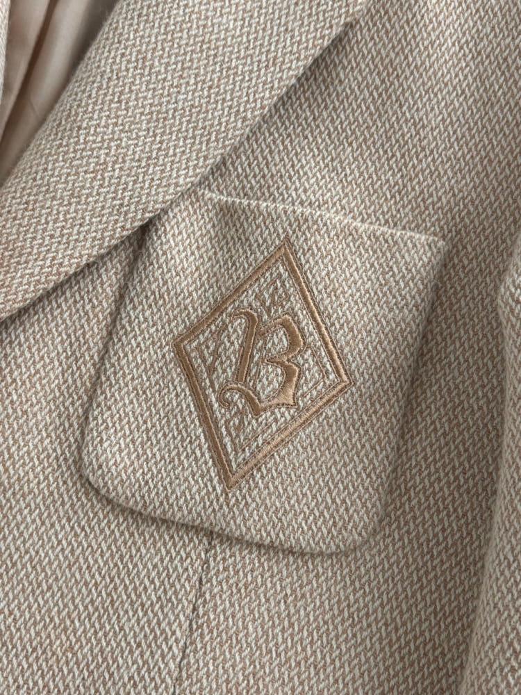 Burberry 버버리 연베이지 자수로고 블레이저 9