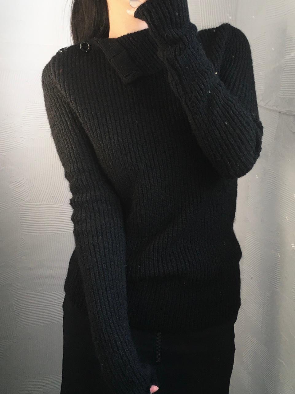 Balenciaga 발렌시아가 모헤어 버튼 터틀넥 니트 2