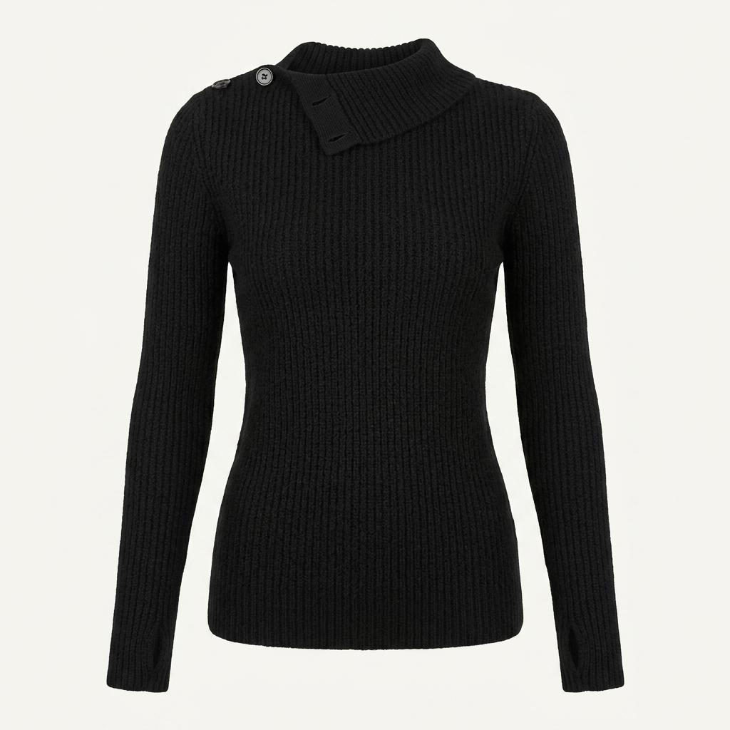 Balenciaga 발렌시아가 모헤어 버튼 터틀넥 니트 1