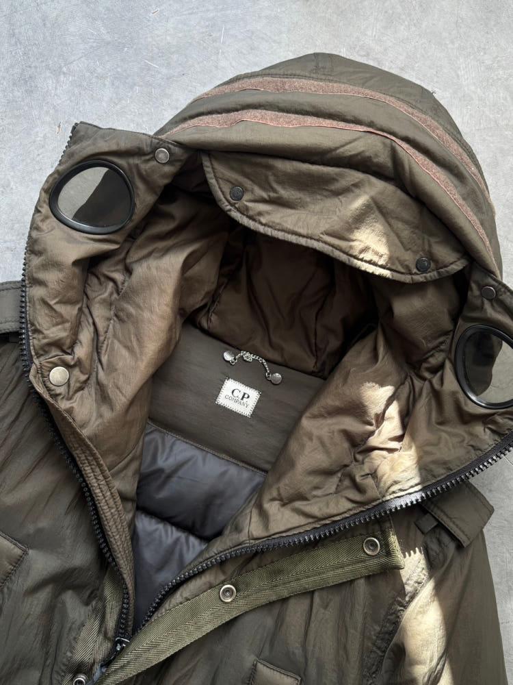 CP.Company CP컴퍼니 카키브라운 고글 다운패딩 6