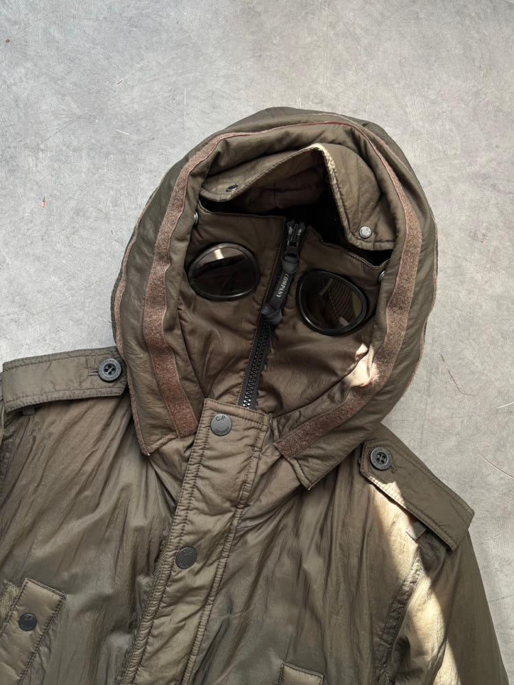 CP.Company CP컴퍼니 카키브라운 고글 다운패딩 4