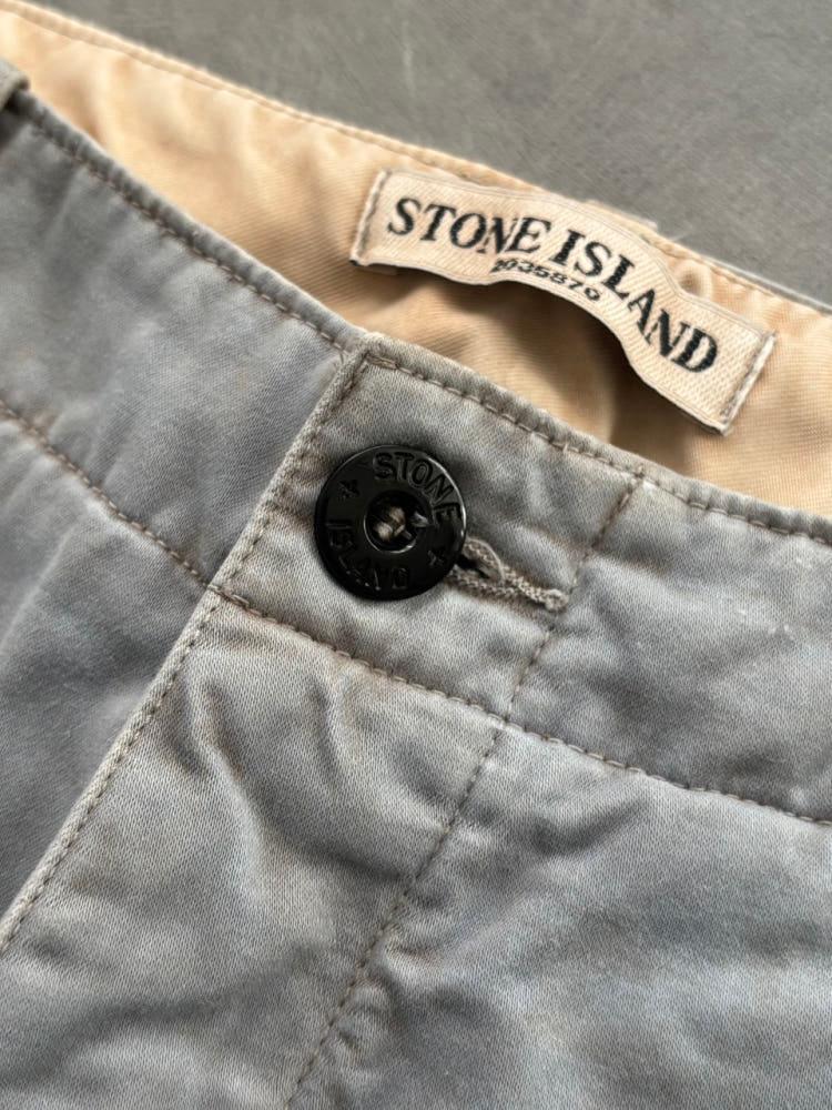 Stone Island 스톤아일랜드 라이트블루 가먼트다잉 치노 팬츠 6