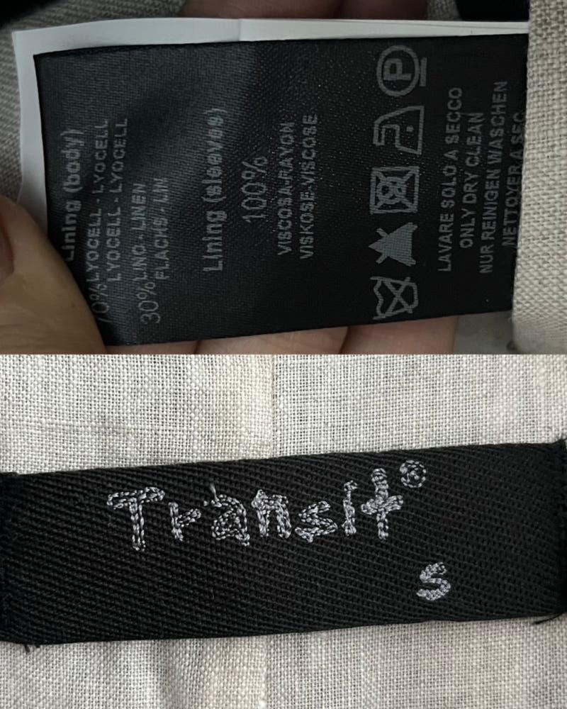 TRANSIT 트랜짓 딥차콜 컬러 집업 롱 코트 11