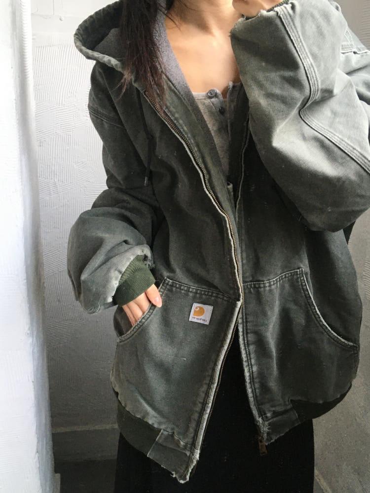 Carhartt 칼하트 모스그린 덕 액티브 자켓 3