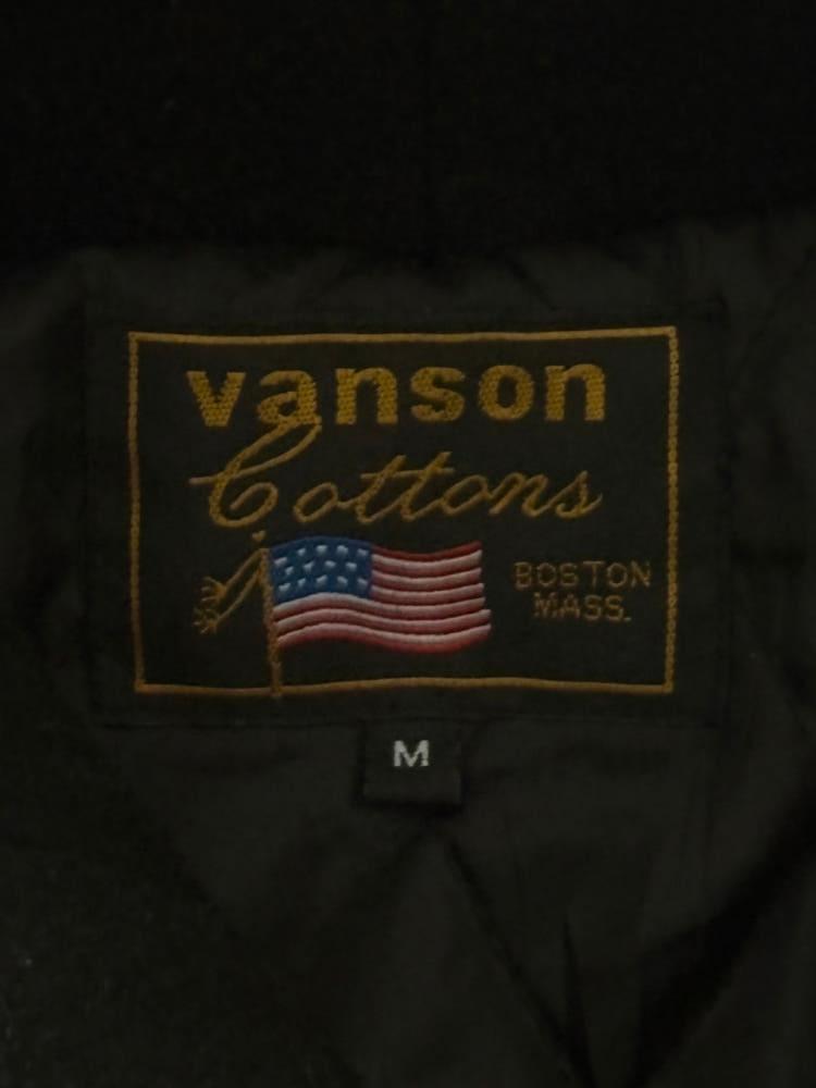 vanson 밴슨 블랙 울 후드 자켓 9