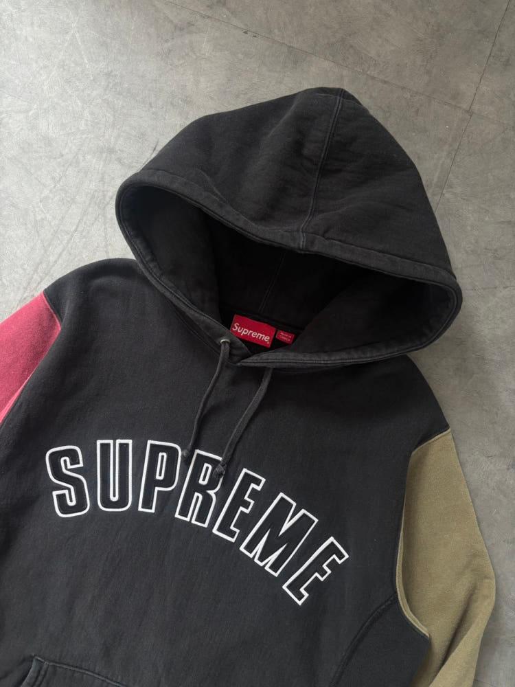 Supreme 슈프림 컬러블록 아치로고 후드티 8