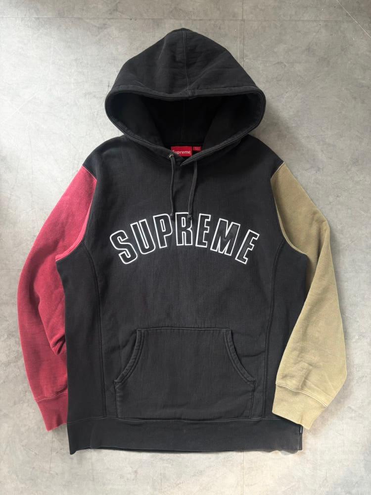 Supreme 슈프림 컬러블록 아치로고 후드티 7