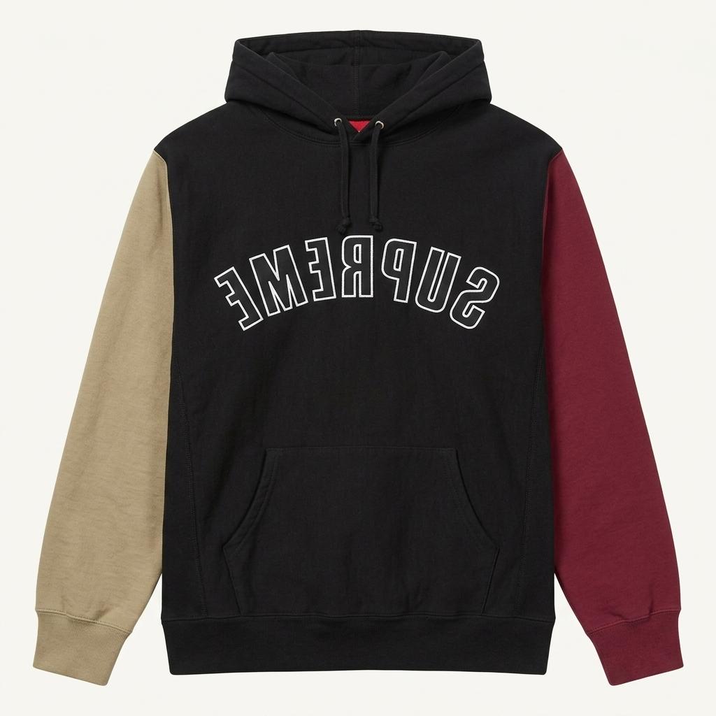 Supreme 슈프림 컬러블록 아치로고 후드티 1