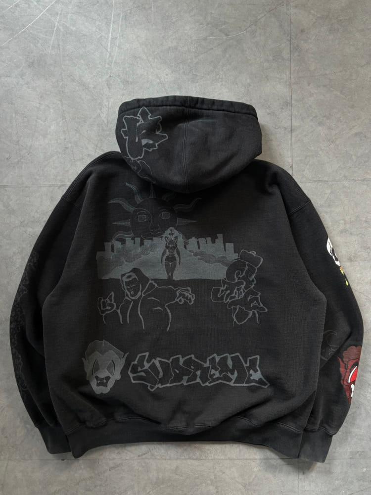 Supreme 슈프림 23FW 선 라이즈 블랙 후드티 9