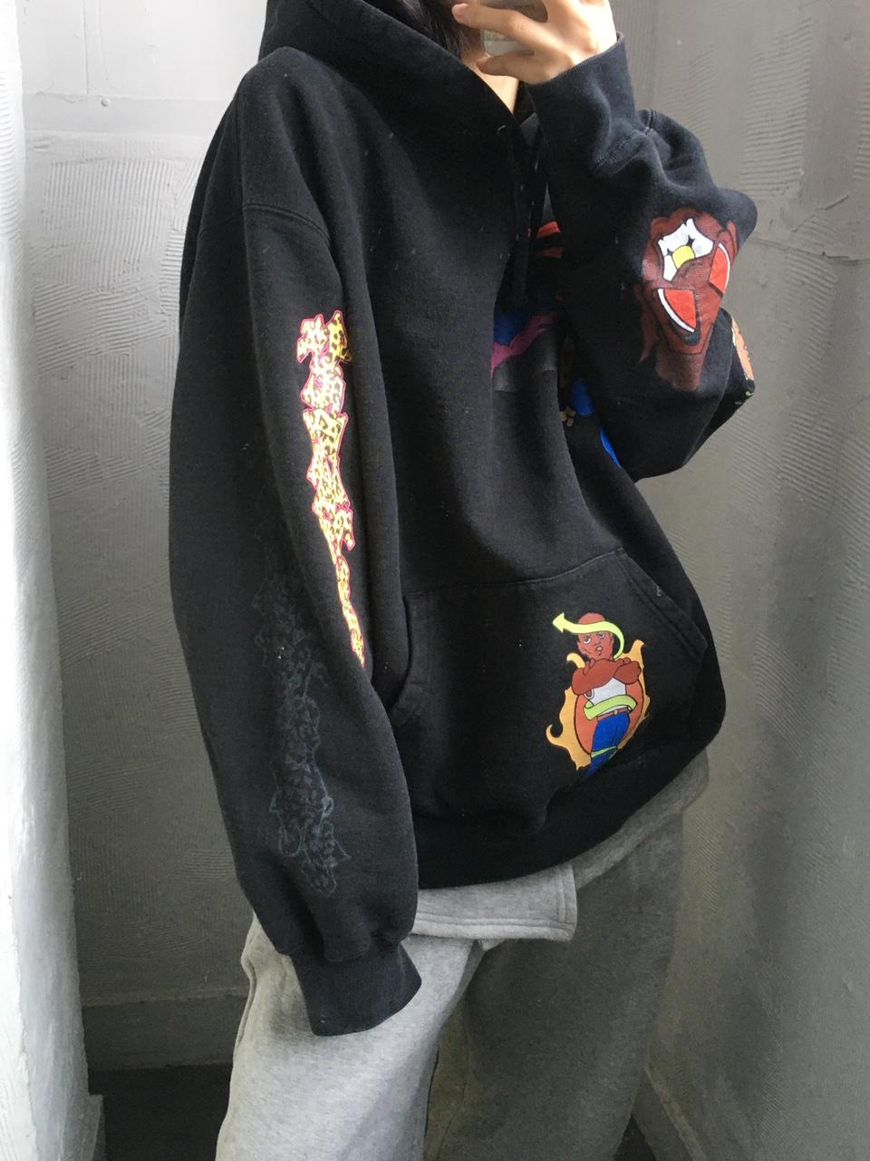 Supreme 슈프림 23FW 선 라이즈 블랙 후드티 2