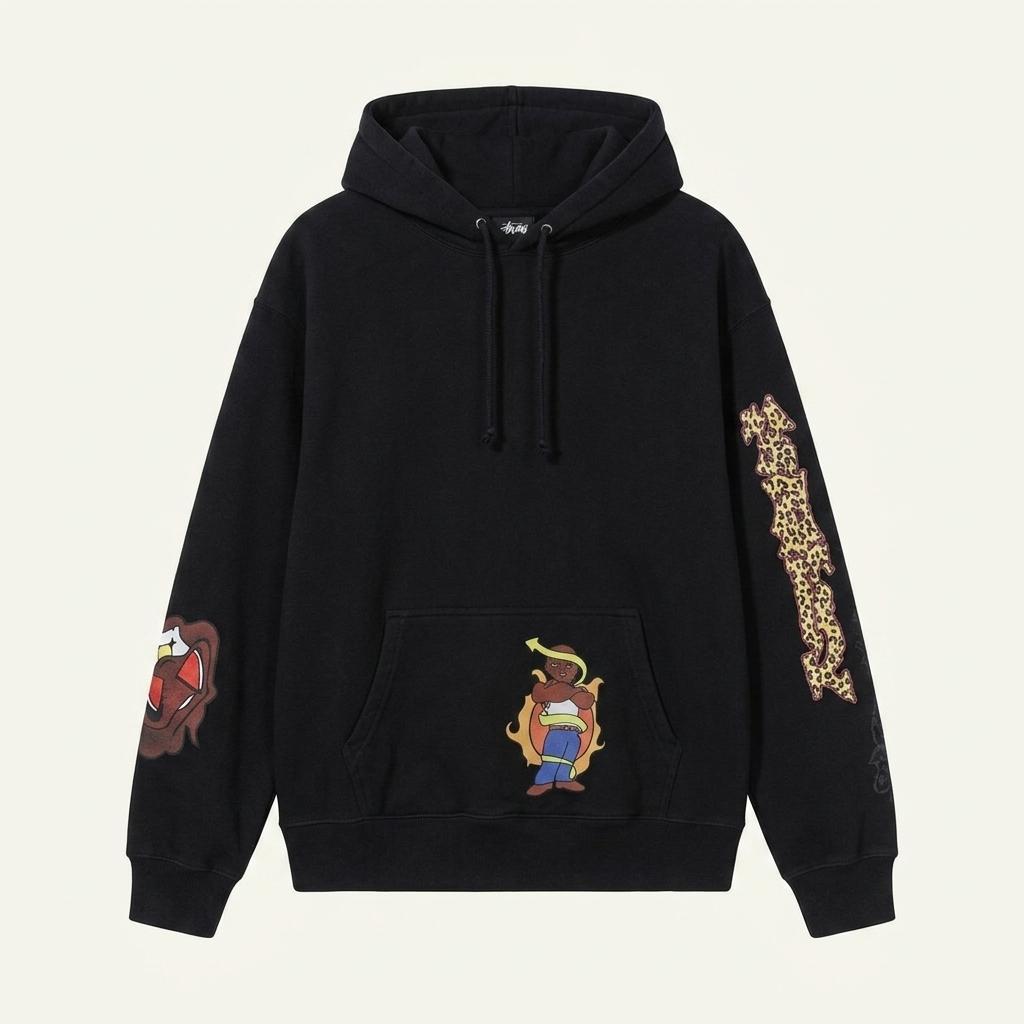 Supreme 슈프림 23FW 선 라이즈 블랙 후드티 1