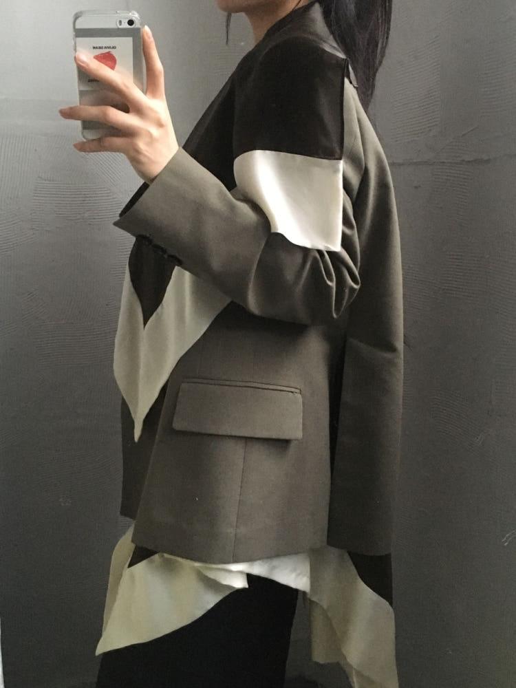 Sacai 사카이 브라운 레이어드 블레이저 5