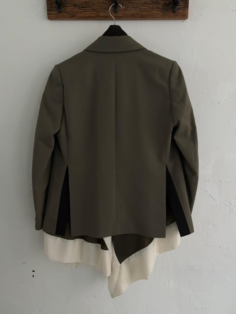 Sacai 사카이 브라운 레이어드 블레이저 9