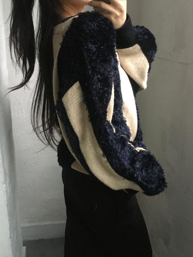 Toga Pulla 토가 풀라 스트라이프 울 스웨터 4