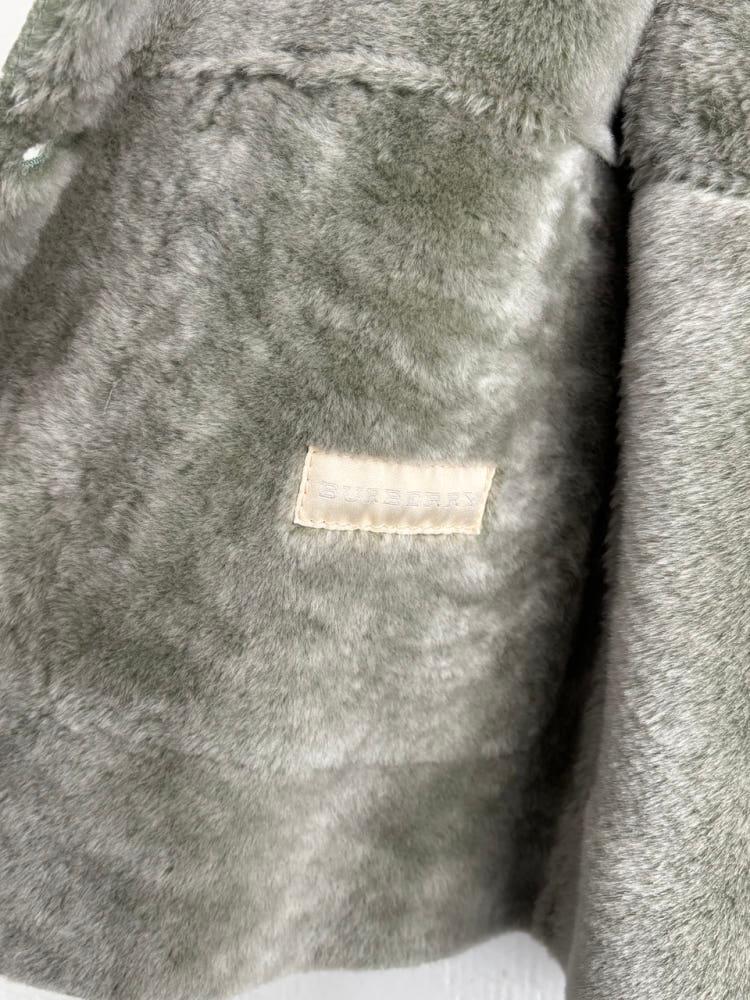 Burberry 버버리 퍼 안감 라이트 카키 시어링 자켓 9