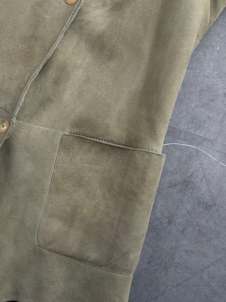Burberry 버버리 퍼 안감 라이트 카키 시어링 자켓 10