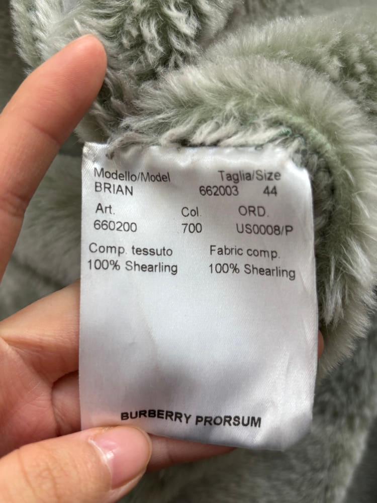 Burberry 버버리 퍼 안감 라이트 카키 시어링 자켓 8