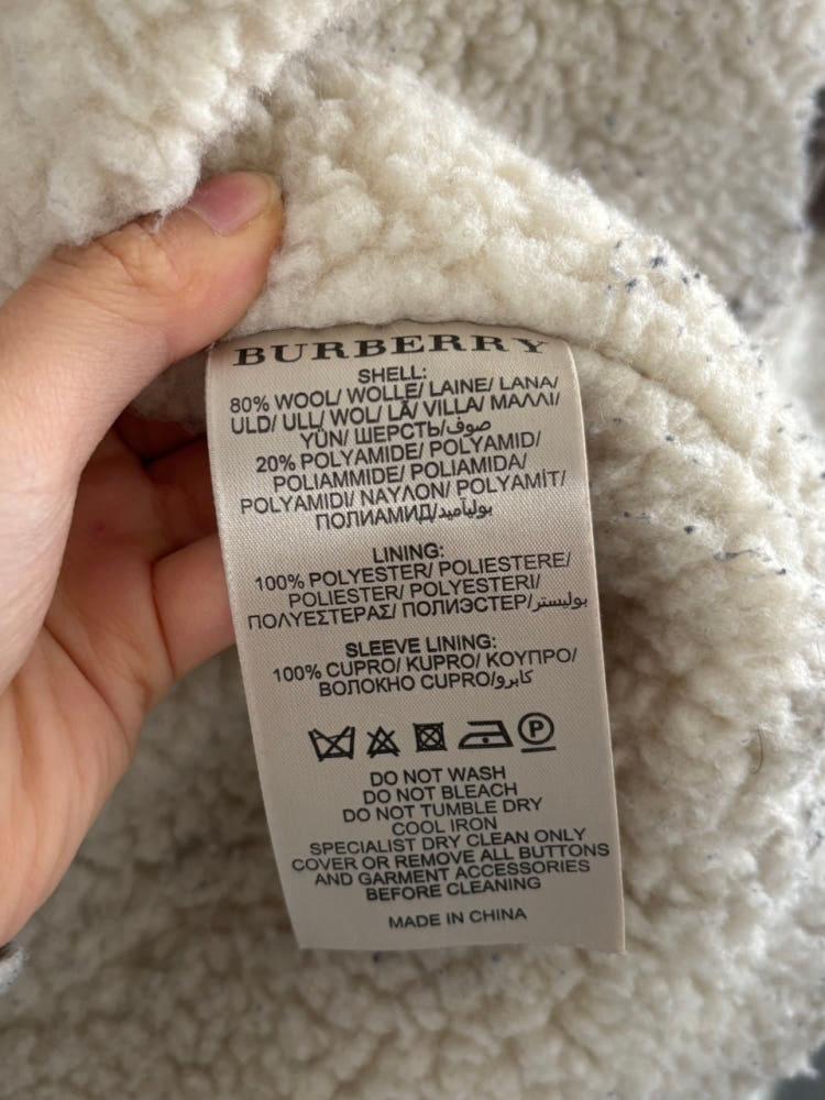 Burberry 버버리 브릿 체크 시어링 양모 무스탕 11