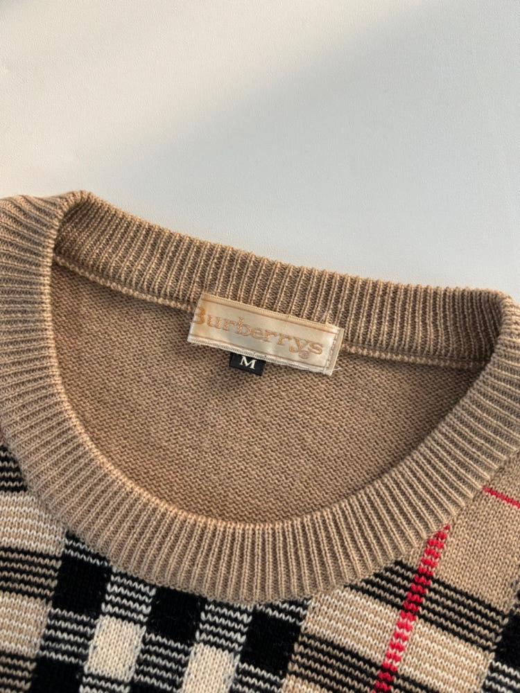 Burberry 버버리 90s 노바체크 울 니트 6