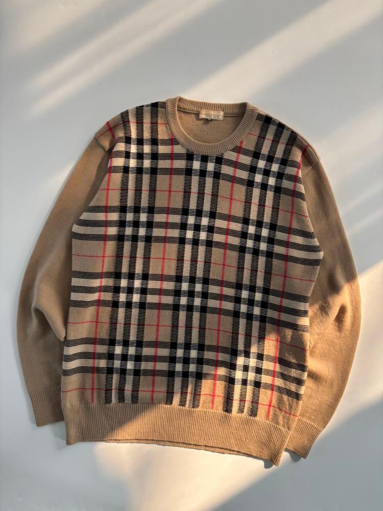 Burberry 버버리 90s 노바체크 울 니트 4