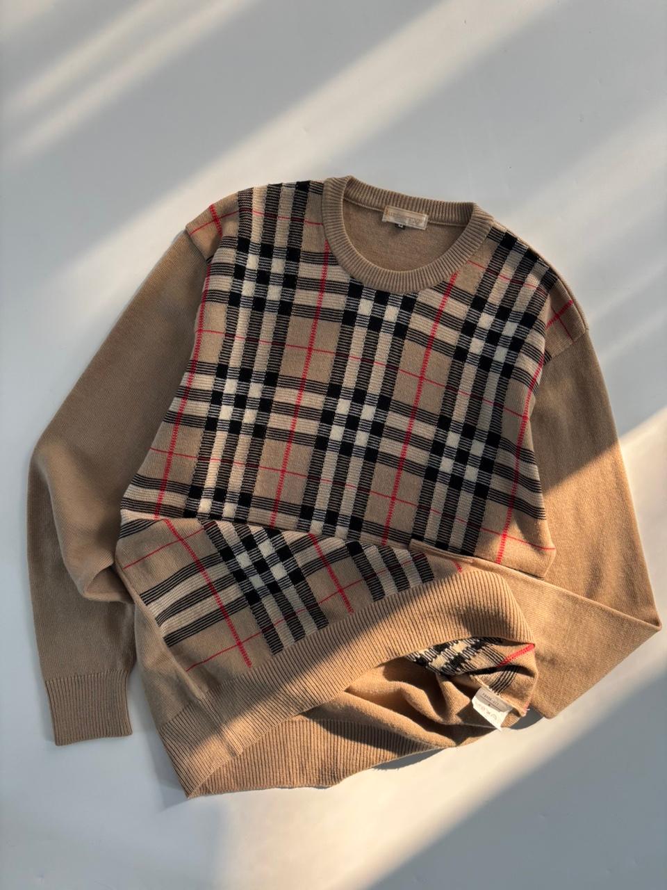 Burberry 버버리 90s 노바체크 울 니트 2
