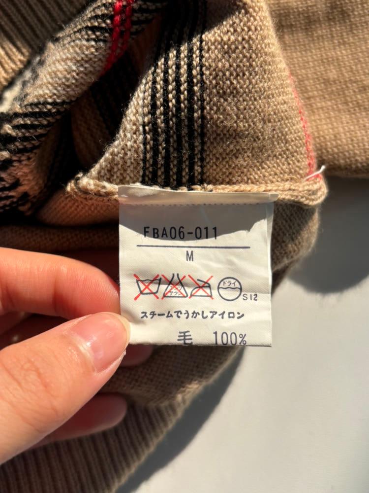 Burberry 버버리 90s 노바체크 울 니트 8