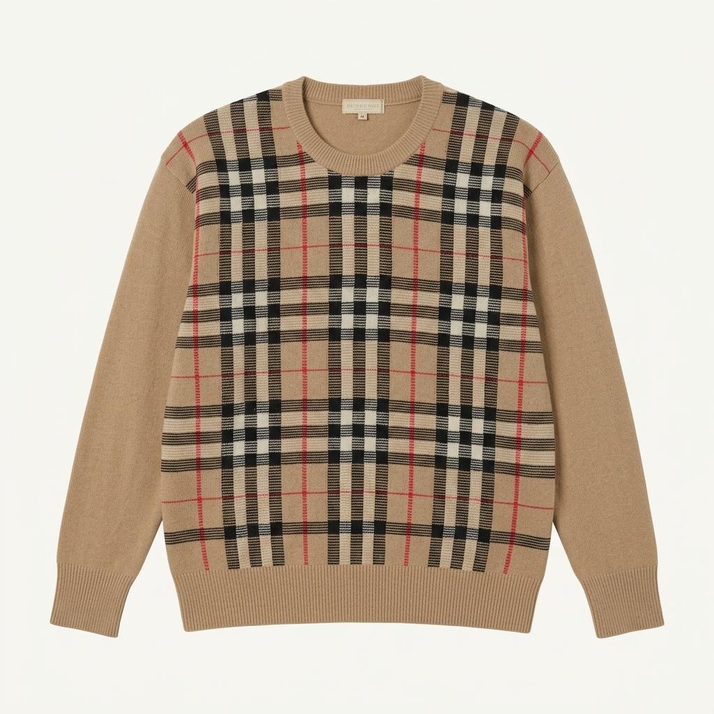 Burberry 버버리 90s 노바체크 울 니트 1