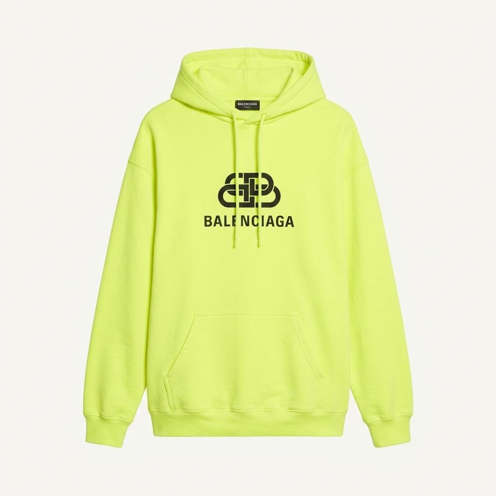 Balenciaga 발렌시아가 BB로고 네온 오버핏 후드티 1