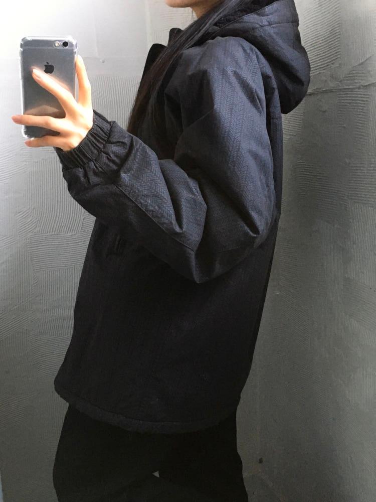 Stussy 올드 스투시 차콜 헤링본 후드 자켓 4