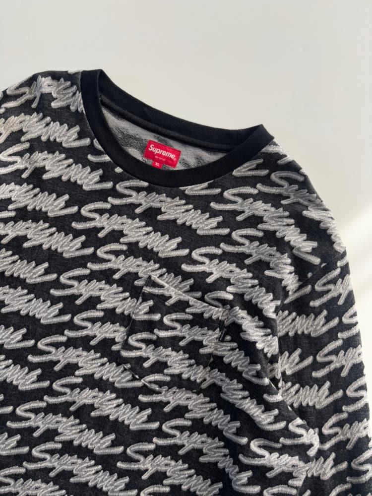 Supreme 슈프림 19SS 시그니처 스크립트 로고 롱슬리브 7