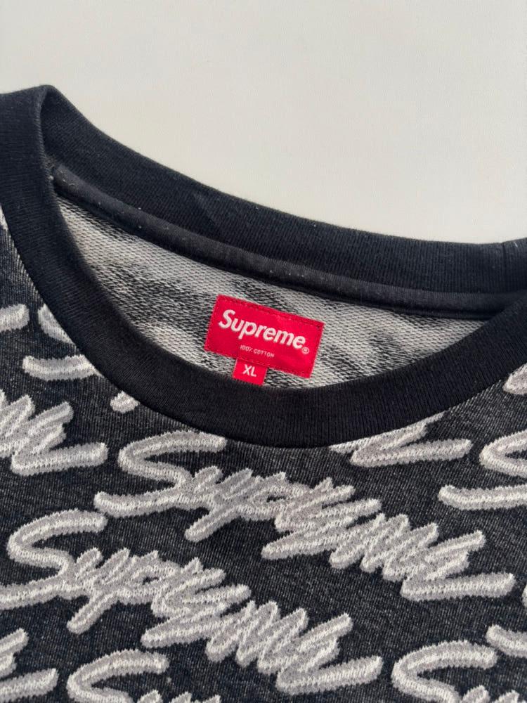 Supreme 슈프림 19SS 시그니처 스크립트 로고 롱슬리브 8