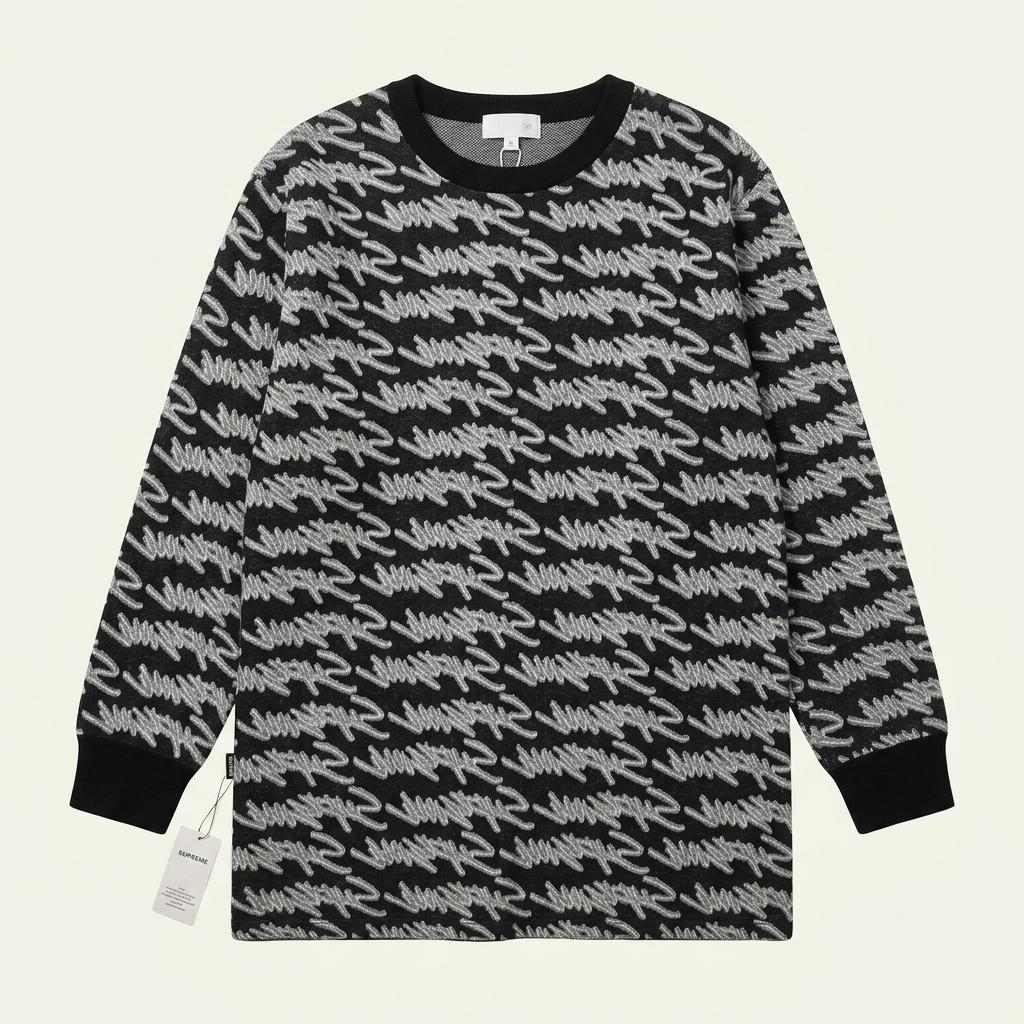 Supreme 슈프림 19SS 시그니처 스크립트 로고 롱슬리브 1