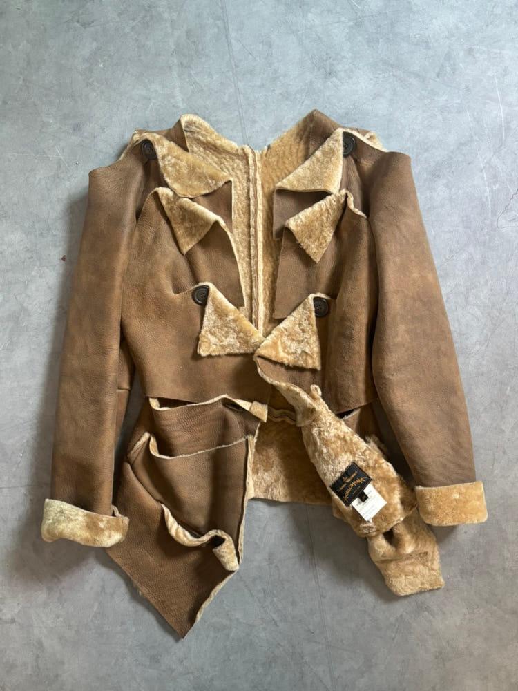 Vivienne Westwood 비비안웨스트우드 브라운 무스탕 7