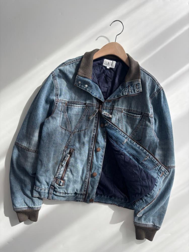 (중고) Armani Exchange 아르마니 익스체인지 데님 집업 자켓 4