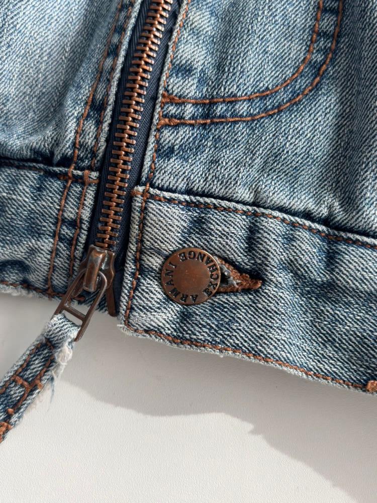 (중고) Armani Exchange 아르마니 익스체인지 데님 집업 자켓 7