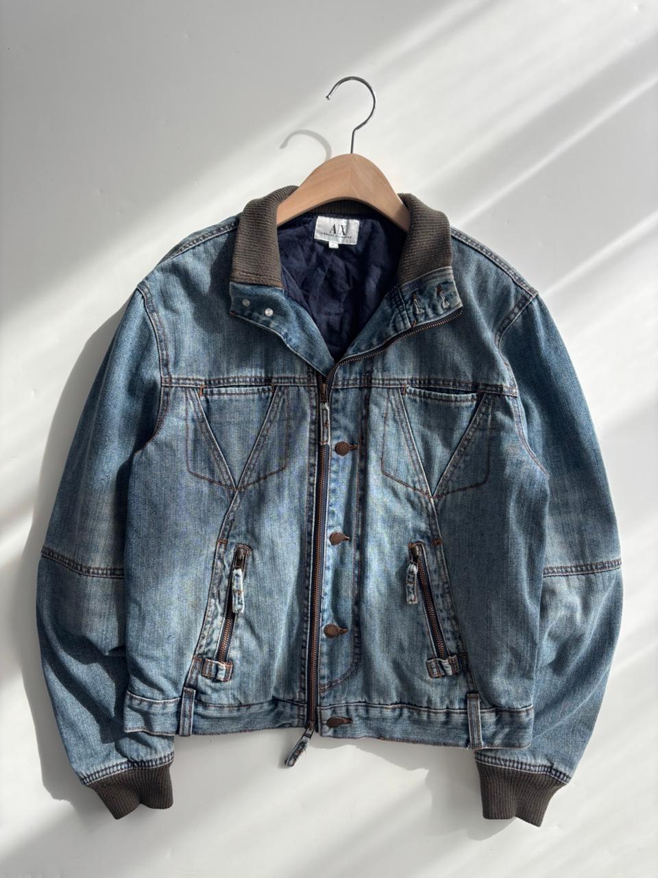 (중고) Armani Exchange 아르마니 익스체인지 데님 집업 자켓 2