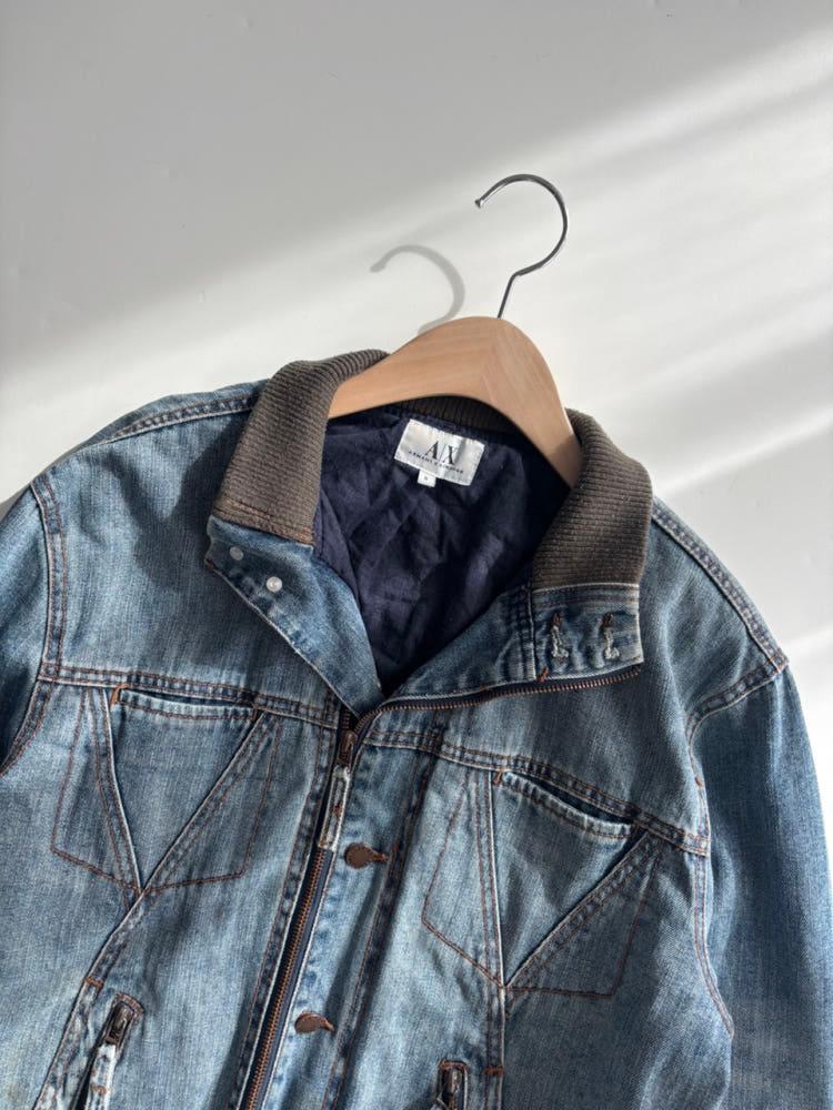 (중고) Armani Exchange 아르마니 익스체인지 데님 집업 자켓 5