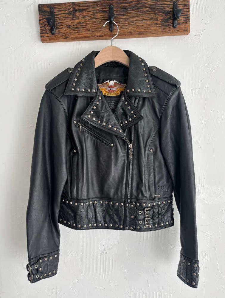 (중고) Harley Davidson 할리데이비슨 블랙 라이더 자켓 3