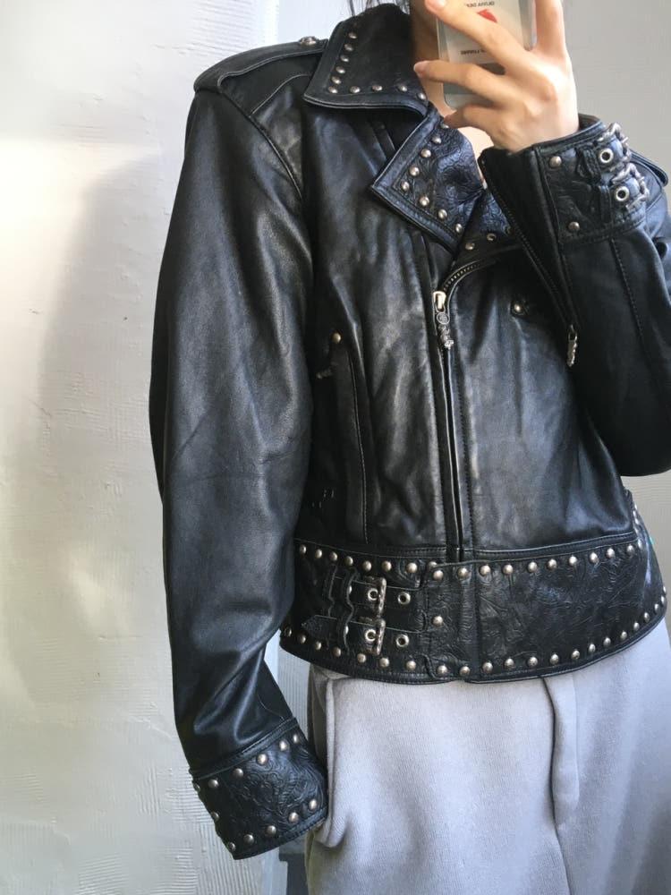 (중고) Harley Davidson 할리데이비슨 블랙 라이더 자켓 4