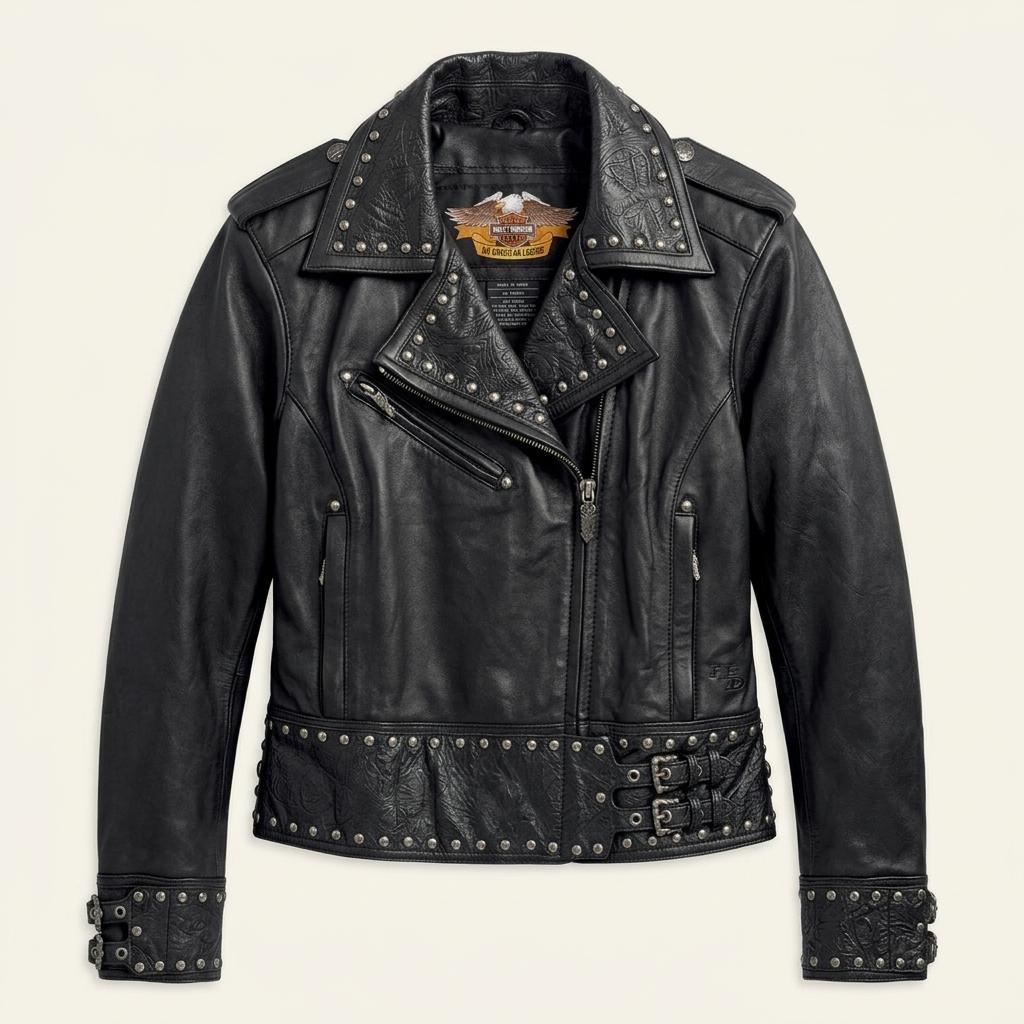 (중고) Harley Davidson 할리데이비슨 블랙 라이더 자켓 1