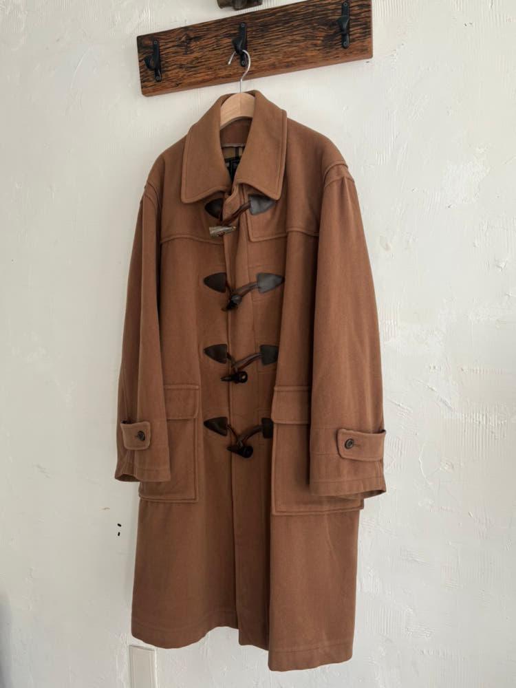 (중고) Burberry 버버리 브라운 울 더플코트 3