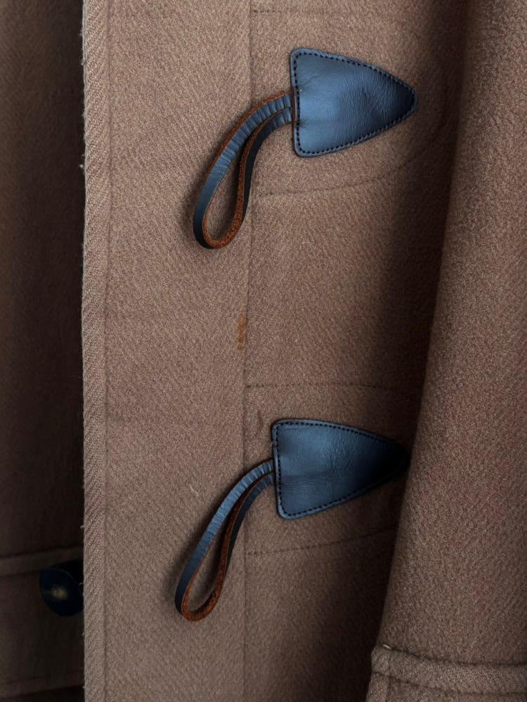 (중고) Burberry 버버리 브라운 울 더플코트 11